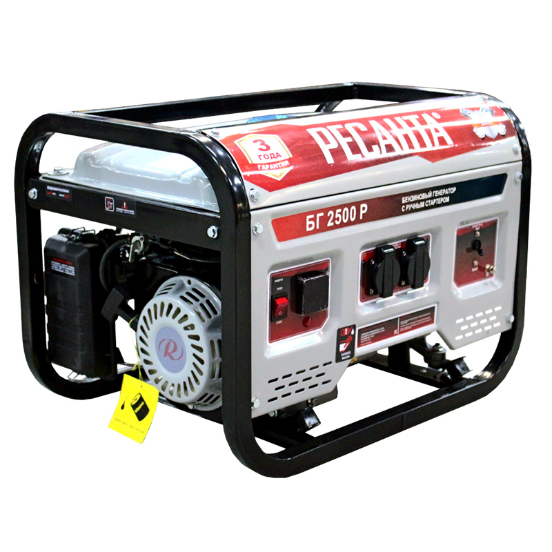 Генератор бензиновый бг-2500 р 2 квт (1) "ресанта"
