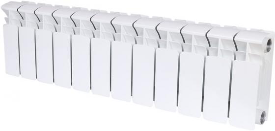 Биметаллический радиатор 12 секций, 256х948х96, ROMMER Plus BM 200, белый