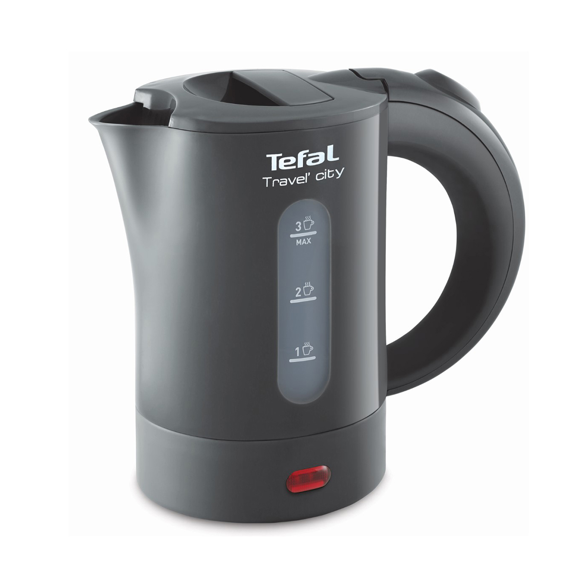 Чайник электр. "tefal" ko120b30 0,5 л (серый) (1/5) пластик