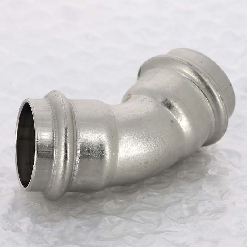 Угол 45° пресс 28 нержавеющая сталь Sanpress Inox VIEGA