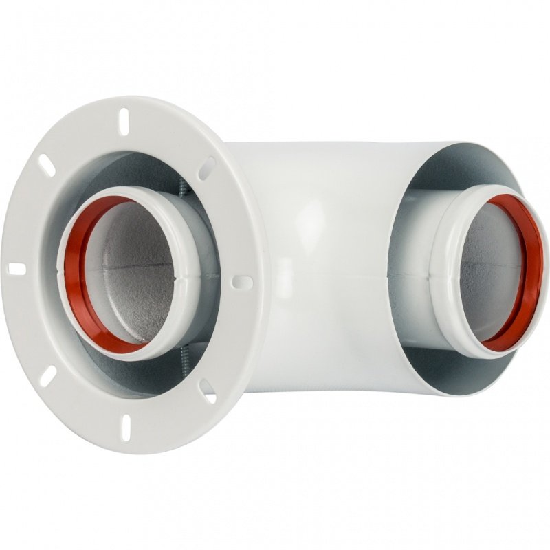 Комплект дымохода 60 х 100 с проходом через стену (для котлов BOSCH) STOUT