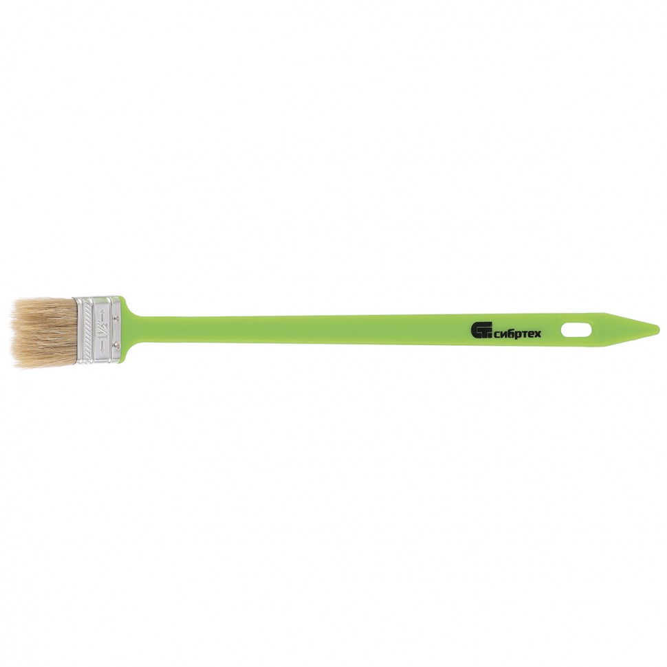Кисть радиаторная 36 мм, натуральная щетина, пластиковая ручка Сибртех (83856)