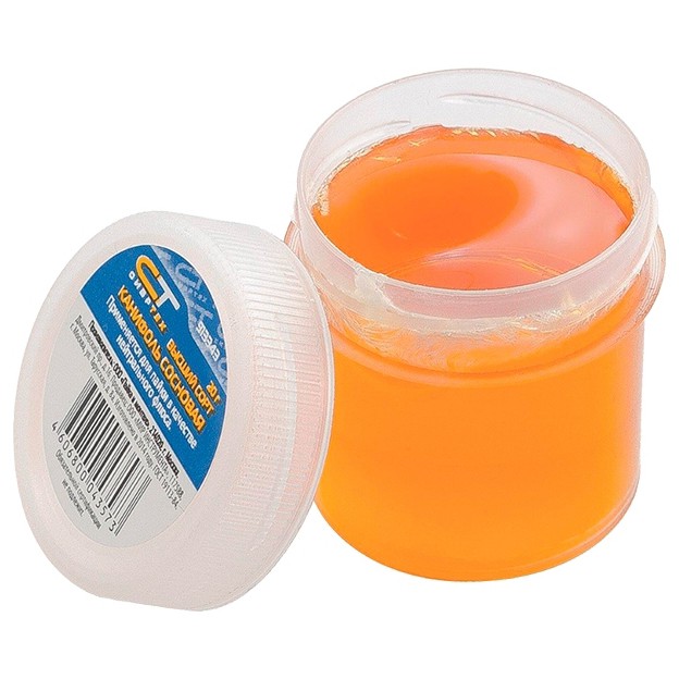 Канифоль сосновая, банка 20 г, ГОСТ 19113-84 Сибртех (913343)