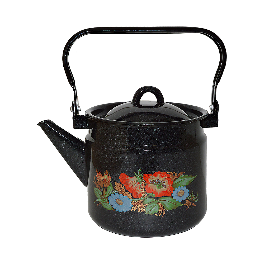 Чайник эмалиров. декор. 3,5 л (1/4) "стальэмаль"  1с26с