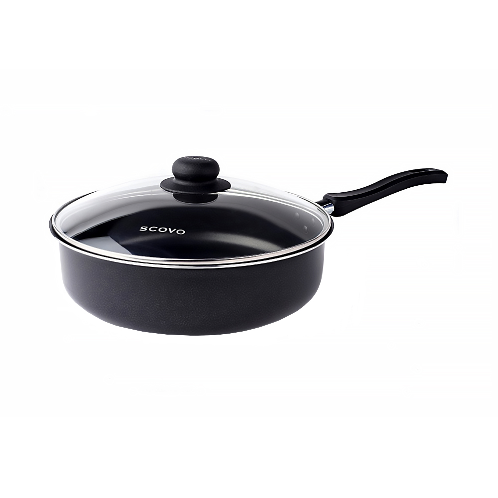 Сотейник антипригарн. "promo"  24 см стекл. крышка (1/6) "scovo"