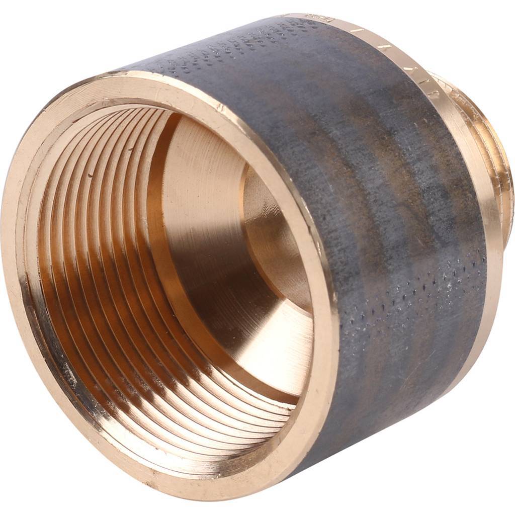 Переходник круглый резьбовой 3/4" х 1"1/4 ВН бронза VIEGA (441357)