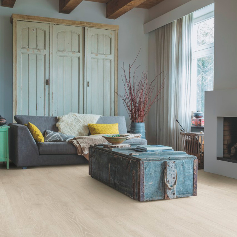 Ламинат Quick Step Majestic MJ3547 Дуб лесной массив светло-серый
