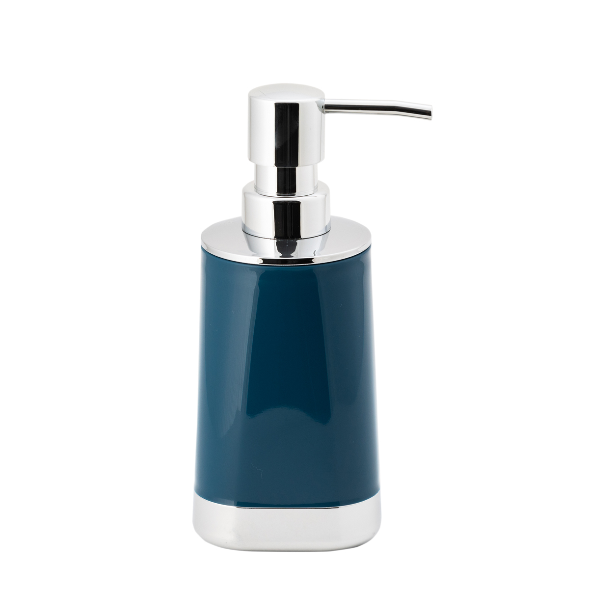 Дозатор для жидкого мыла "gloss" пласт. (темно-синий) (1/12) "аквадекор" attp-1901db-01