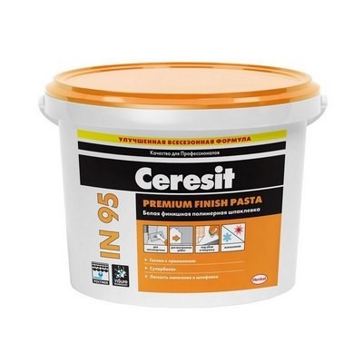 Шпаклевка полимерная Церезит (Ceresit) IN 95 Finish Pasta 25 кг