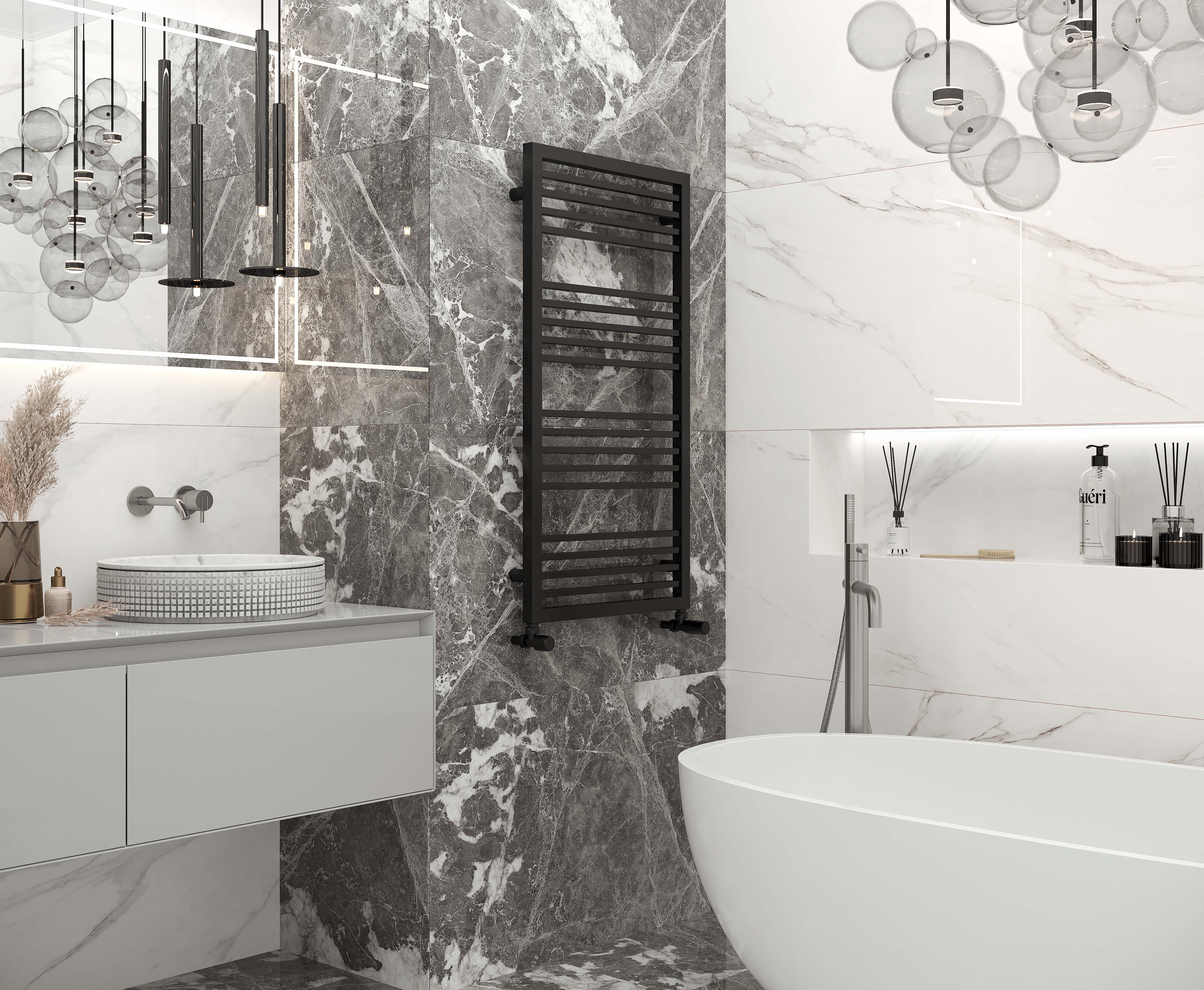Calacatta superb керамогранит белый матовый 60x60
