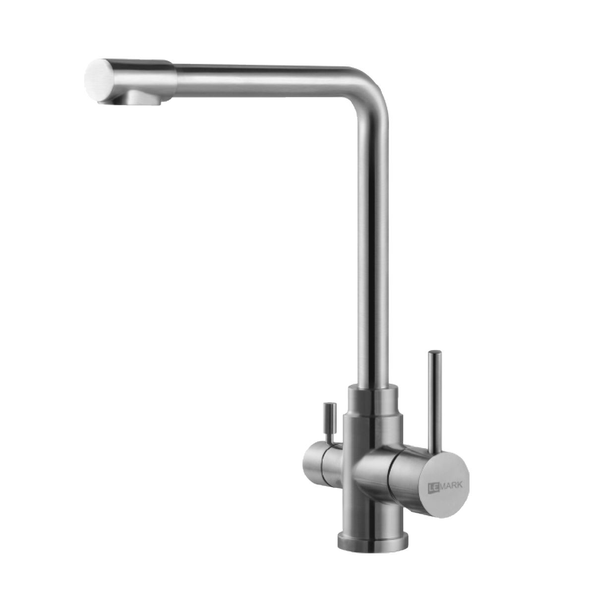 Смеситель для кухни "expert"  lm5060s  подключ. к фильтру питьев. воды (нерж.сталь) (1/5) "lemark"