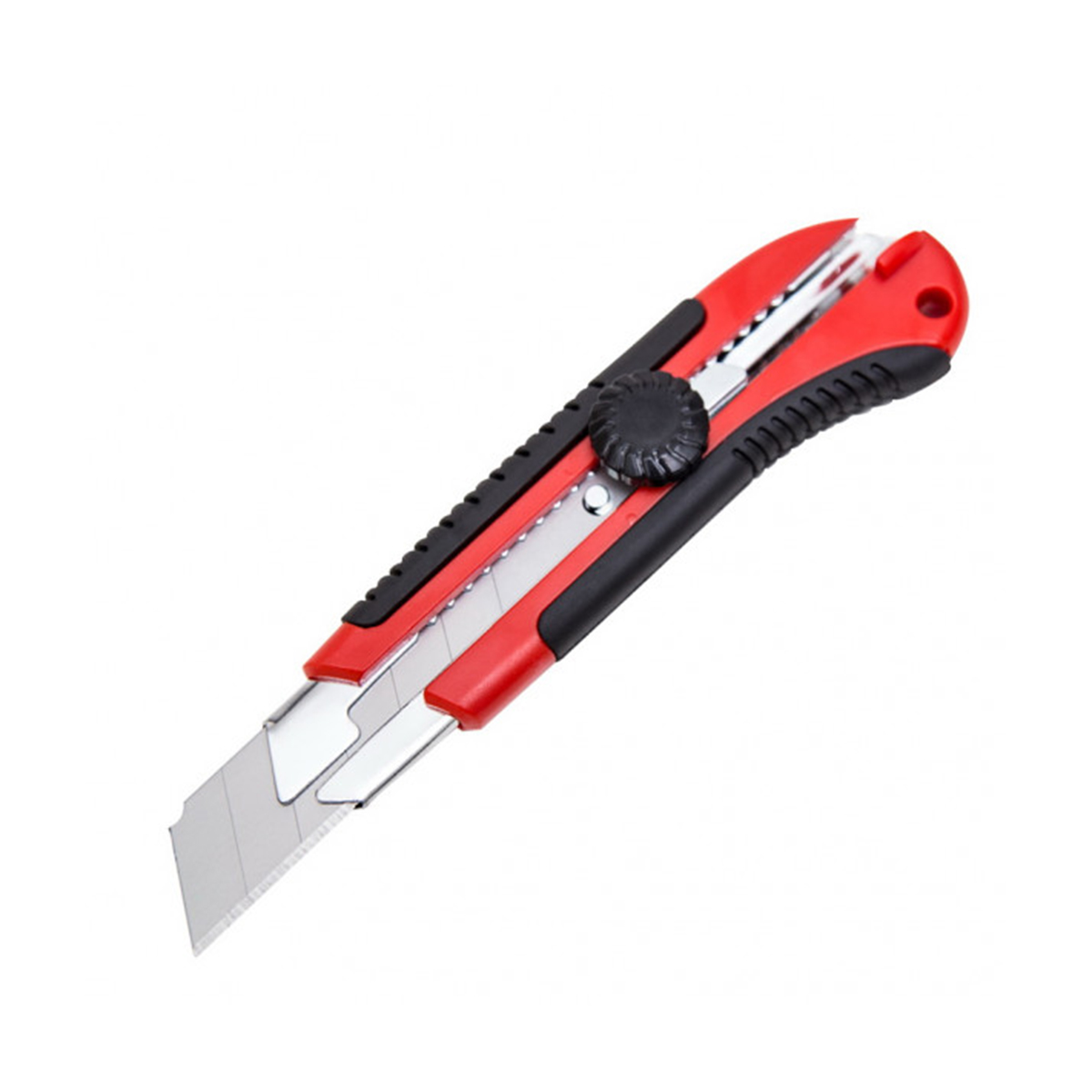 Нож пистолетный 25 мм двухкомп. корпус, винт. фиксатор (1/12/96) "beorol"