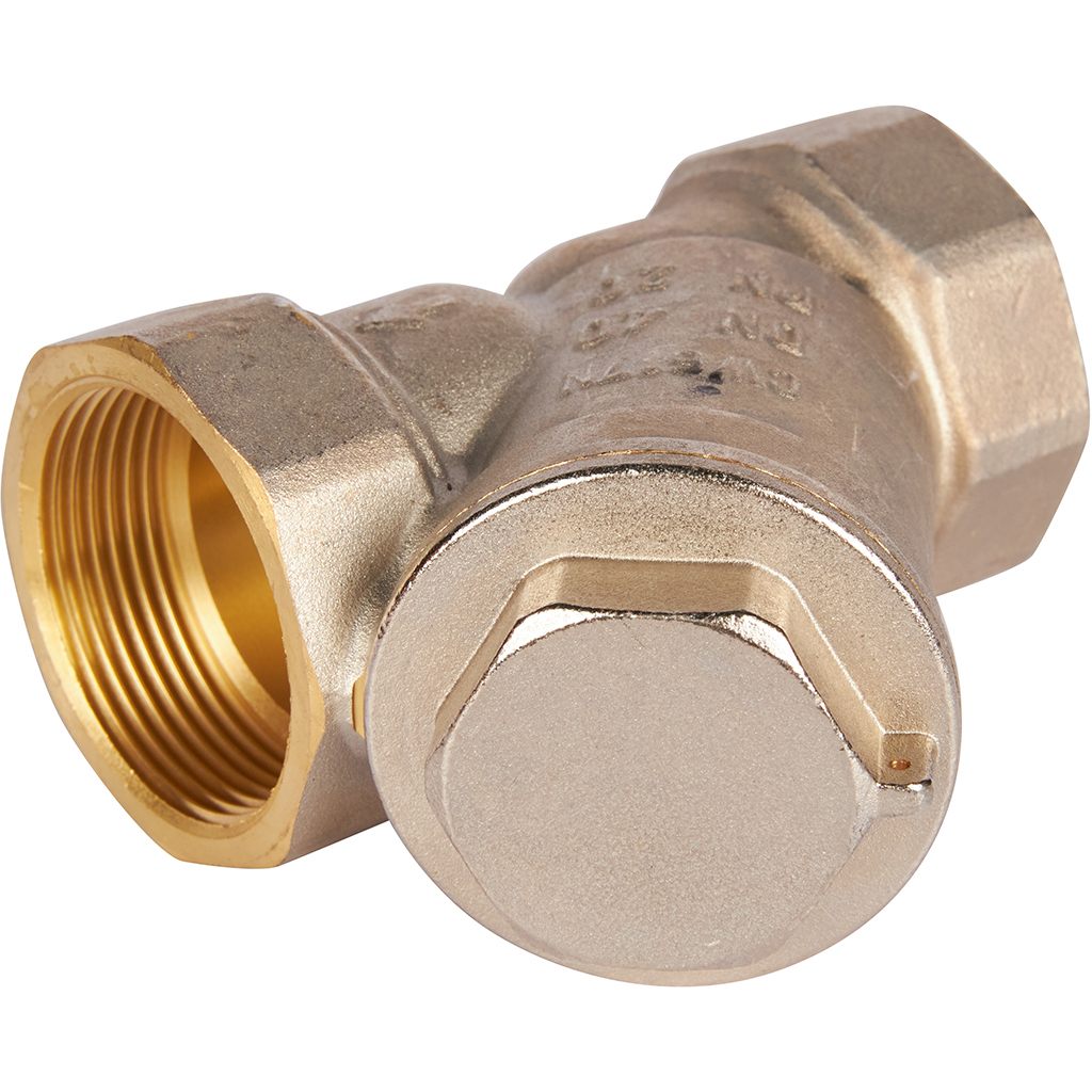 ROMMER 1" 1/2 Фильтр грубой очистки косой 500 мкр.