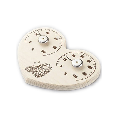 Термометр с гигрометром банная станция открытая (сердце) сбо-3тг (1/20)