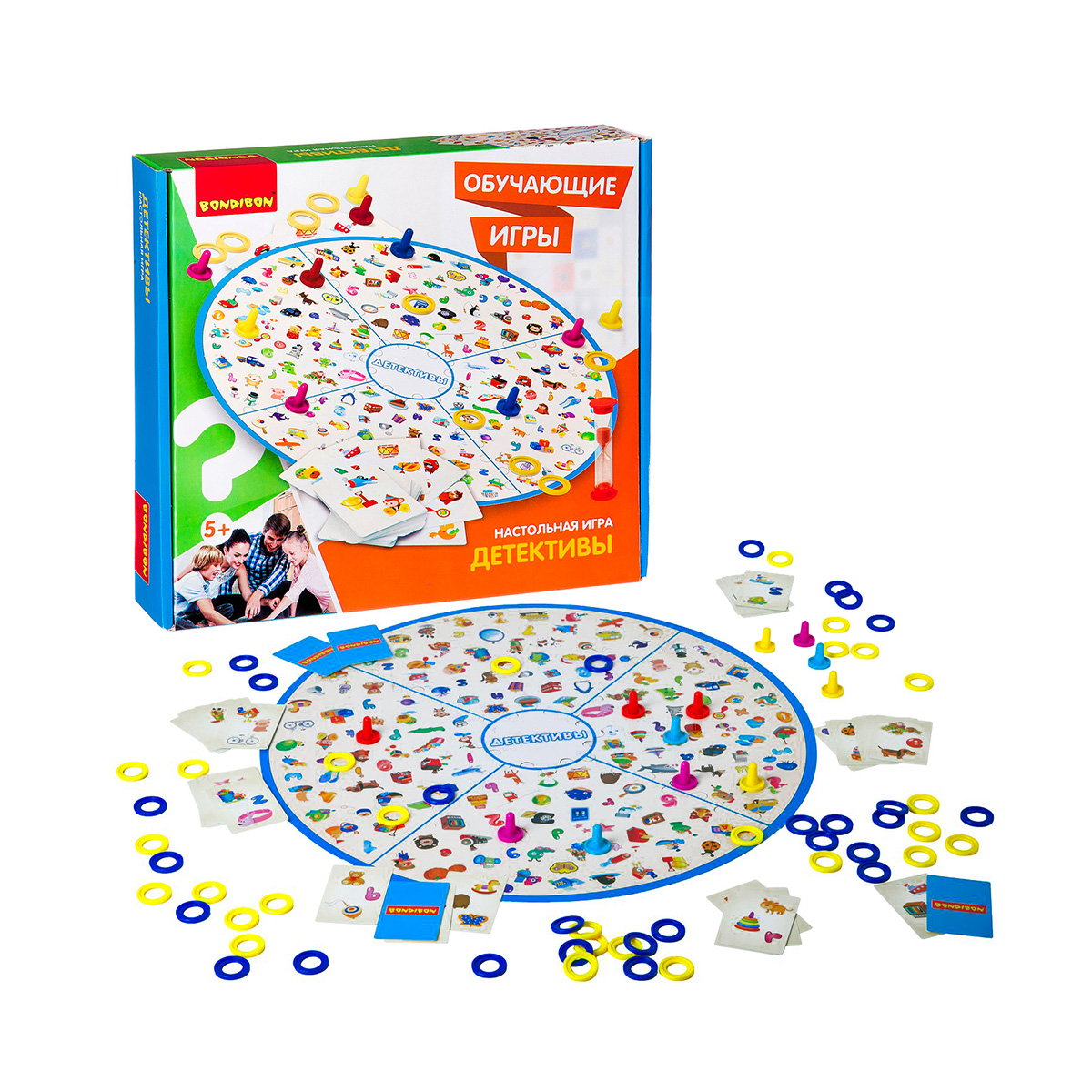 Игра обучающая "детективы" "bondibon" вв2409