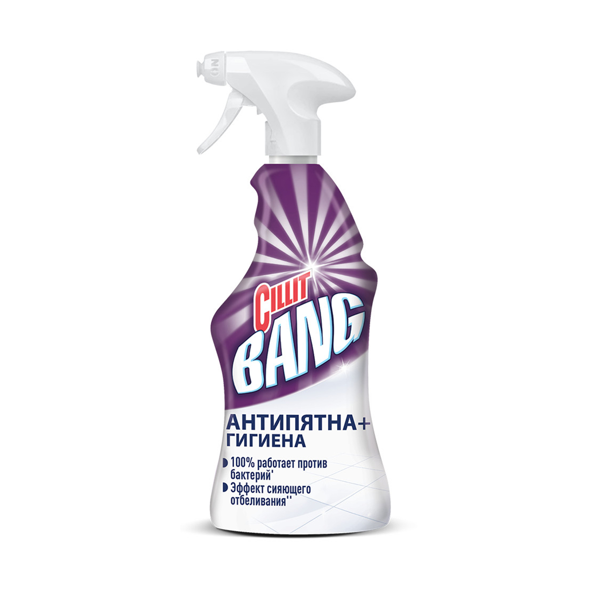 Средство чистящее "cillit bang" антипятна + гигиена 750 мл (триггер) (1/8)