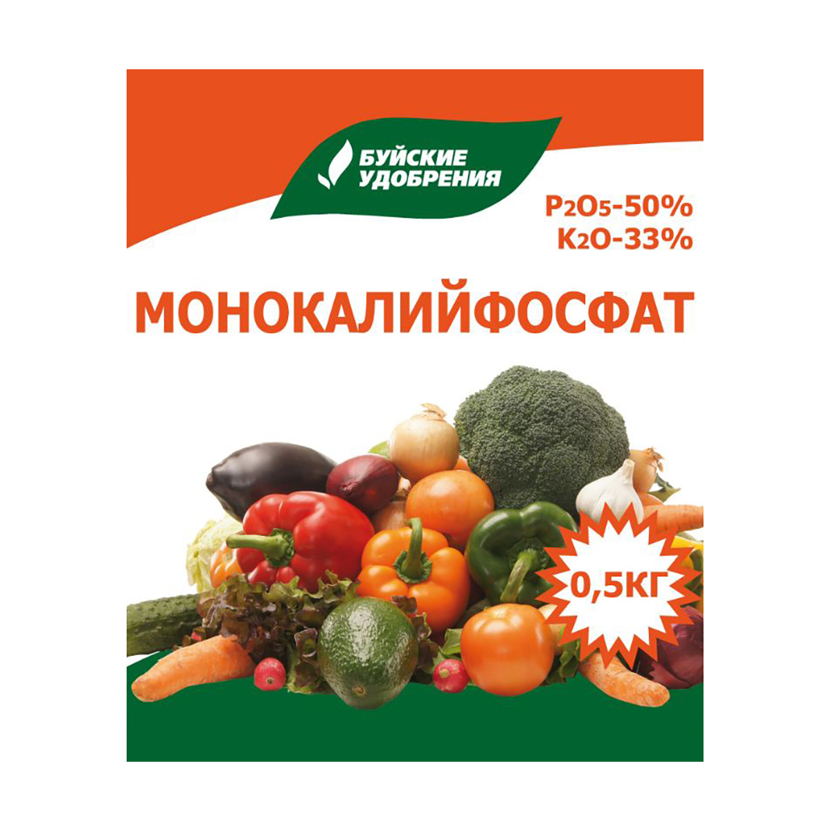 Удобрение  монокалийфосфат 0,5 кг (5) "буйские удобрения"
