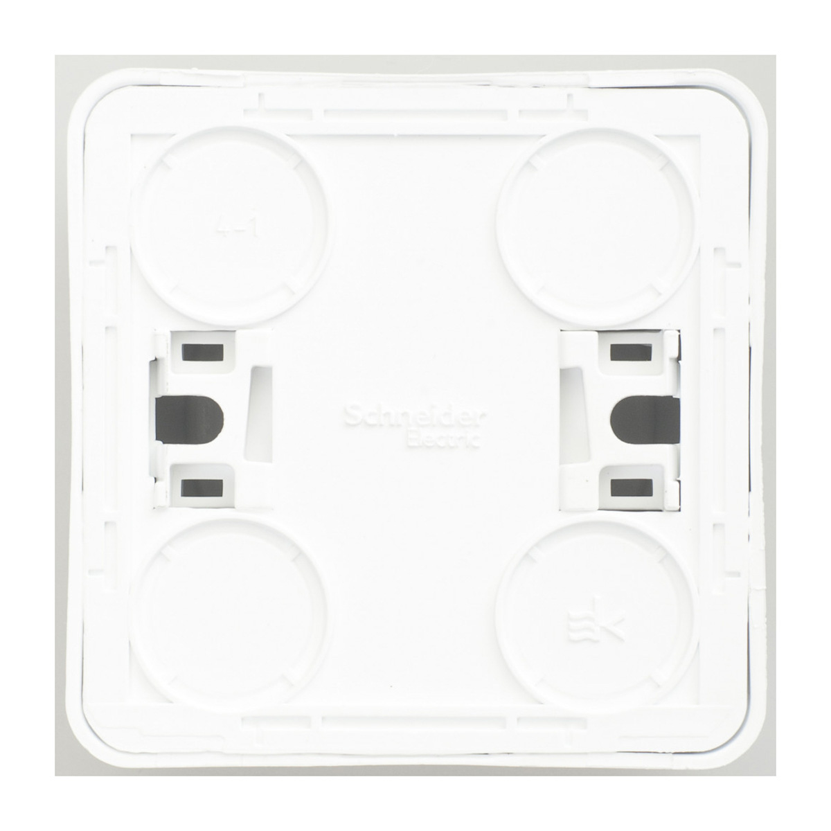 Розетка открыт. уст. "этюд" 1 местн. 16а, бeлый (1/25/200) "schneider"