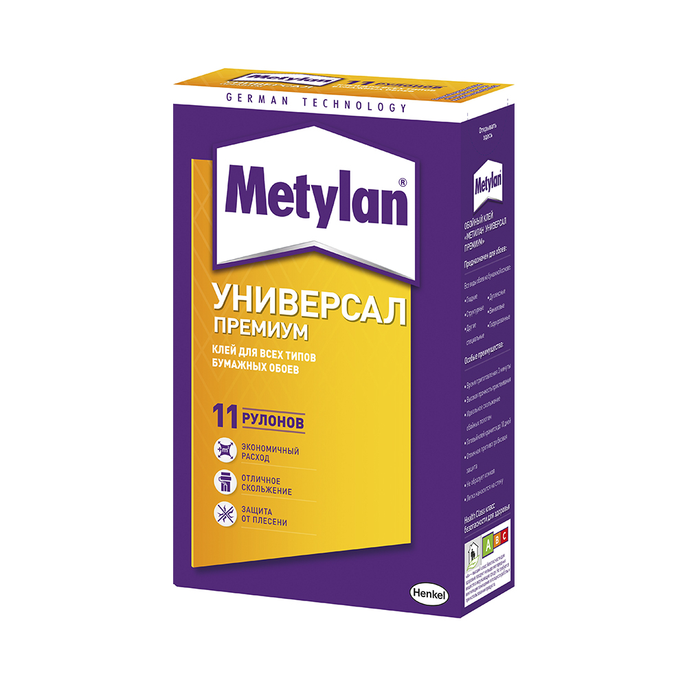 Клей обойный метилан универсал премиум 250 г (1/18)  хенкель
