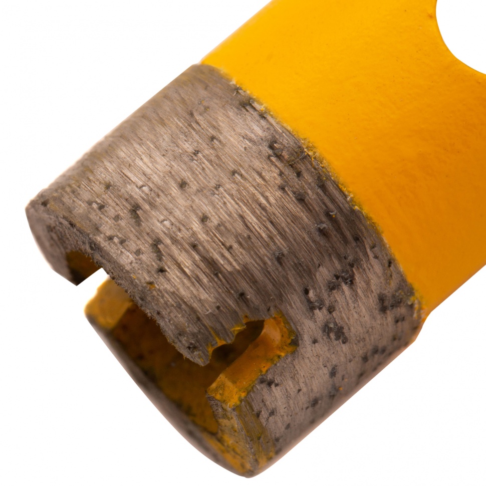 Сверло алмазное по керамограниту, 16 мм, мокрая резка, трехгранный хвостовик Denzel (72677)