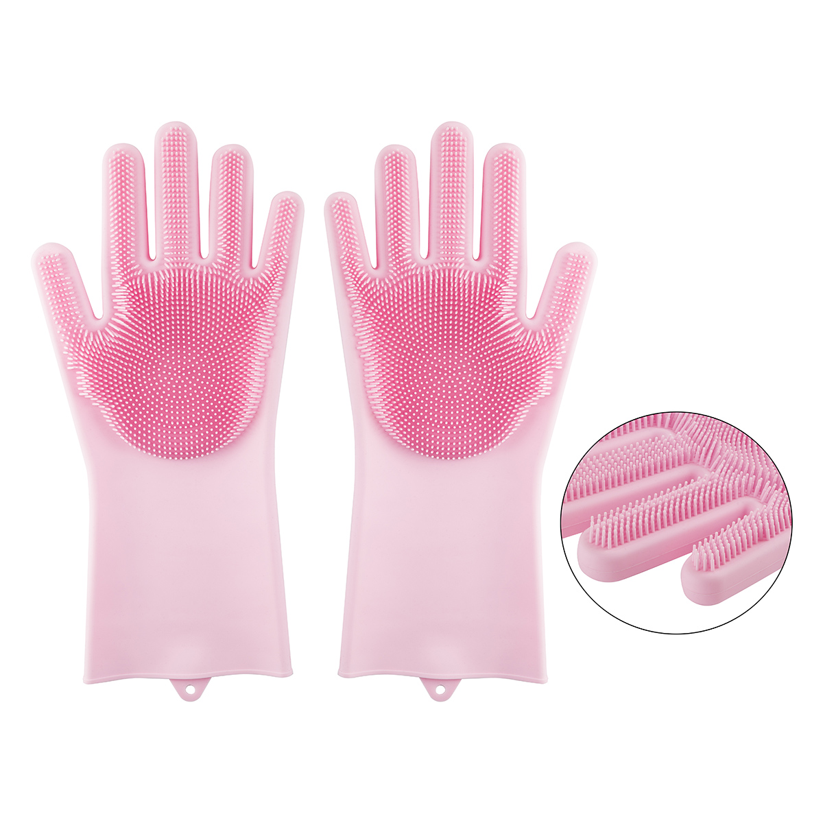 Перчатки силикон. хозяйств. hm26209  34*16 см (1/20/80) "рыжий кот"