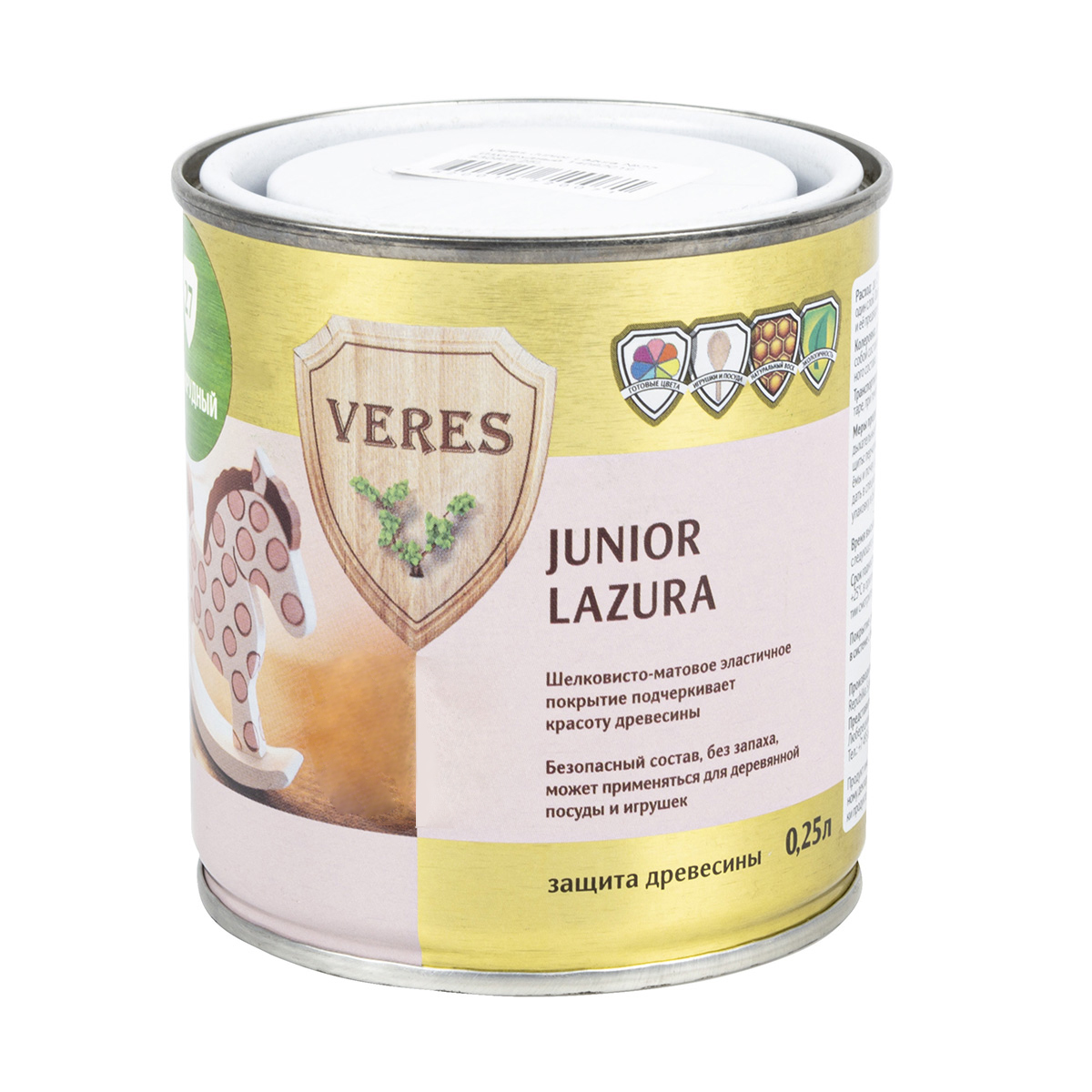Верес джуниор №27 изумрудный 0,25 л (1/6) "veres"