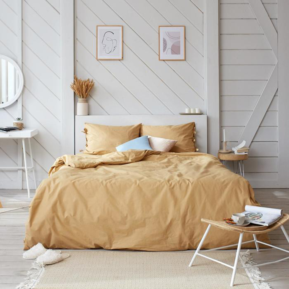 Постельное белье "этель" пралине евро (бязь) (1) 5515475