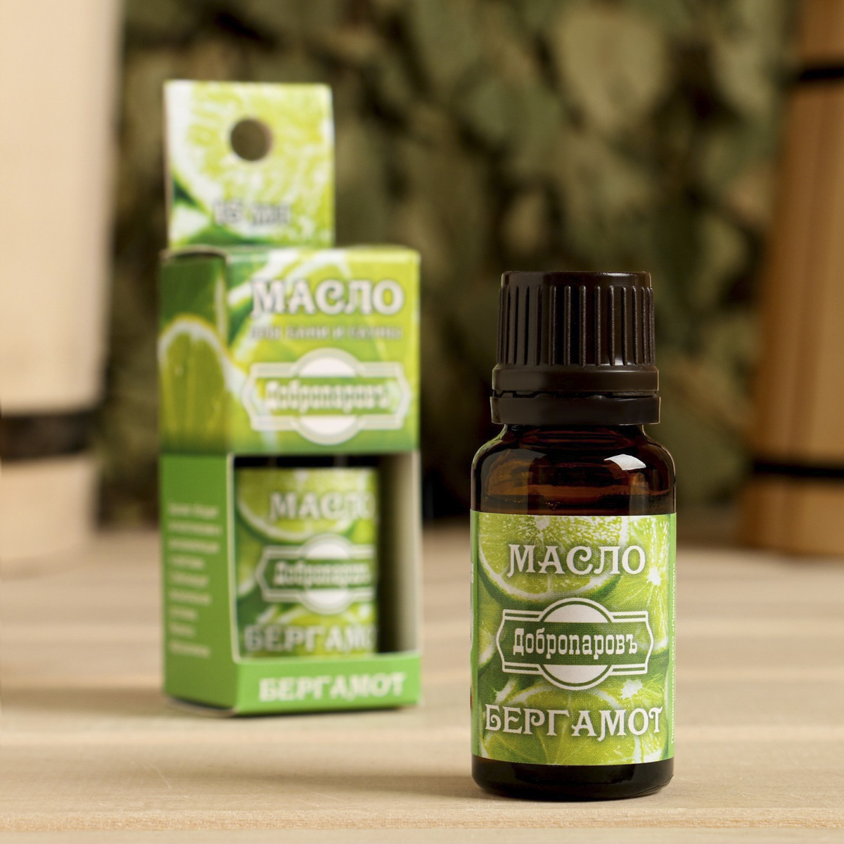 Масло эфирное "бергамот" 15 мл "добропаровъ" 7475166
