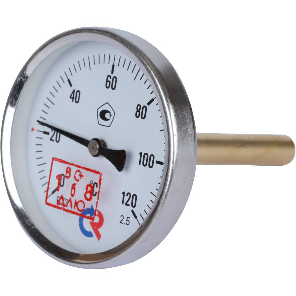 Термометр БТ- 31.211 63/64 (1/2", 0-120'С, 2,5) РОСМА