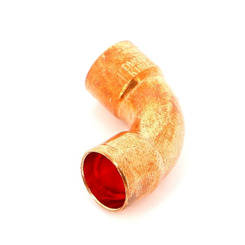 Отвод двухраструбный 90° VIEGA пайка 8 мм медный