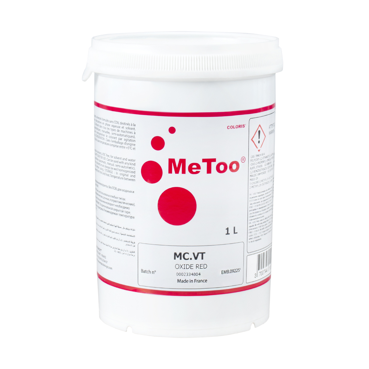 Колорант mc  vt (red oxide) 1 л "рогнеда"