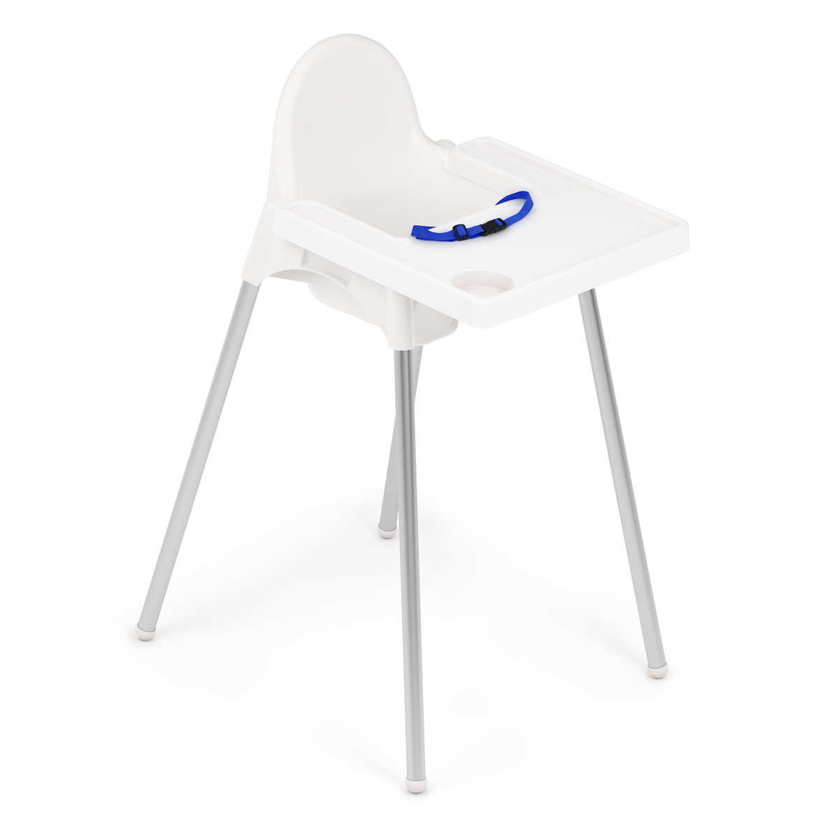 Стул для кормления (белый) (1/4) "альтернатива" м6247