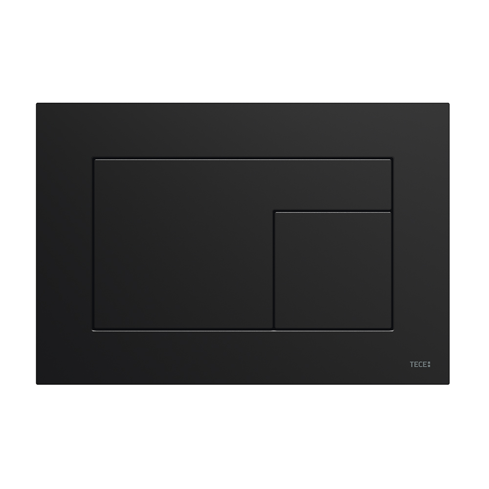 Панель смыва TECEvelvet поверхность FENIX Черная для инсталляции унитаза 150 x 220 x 5 мм