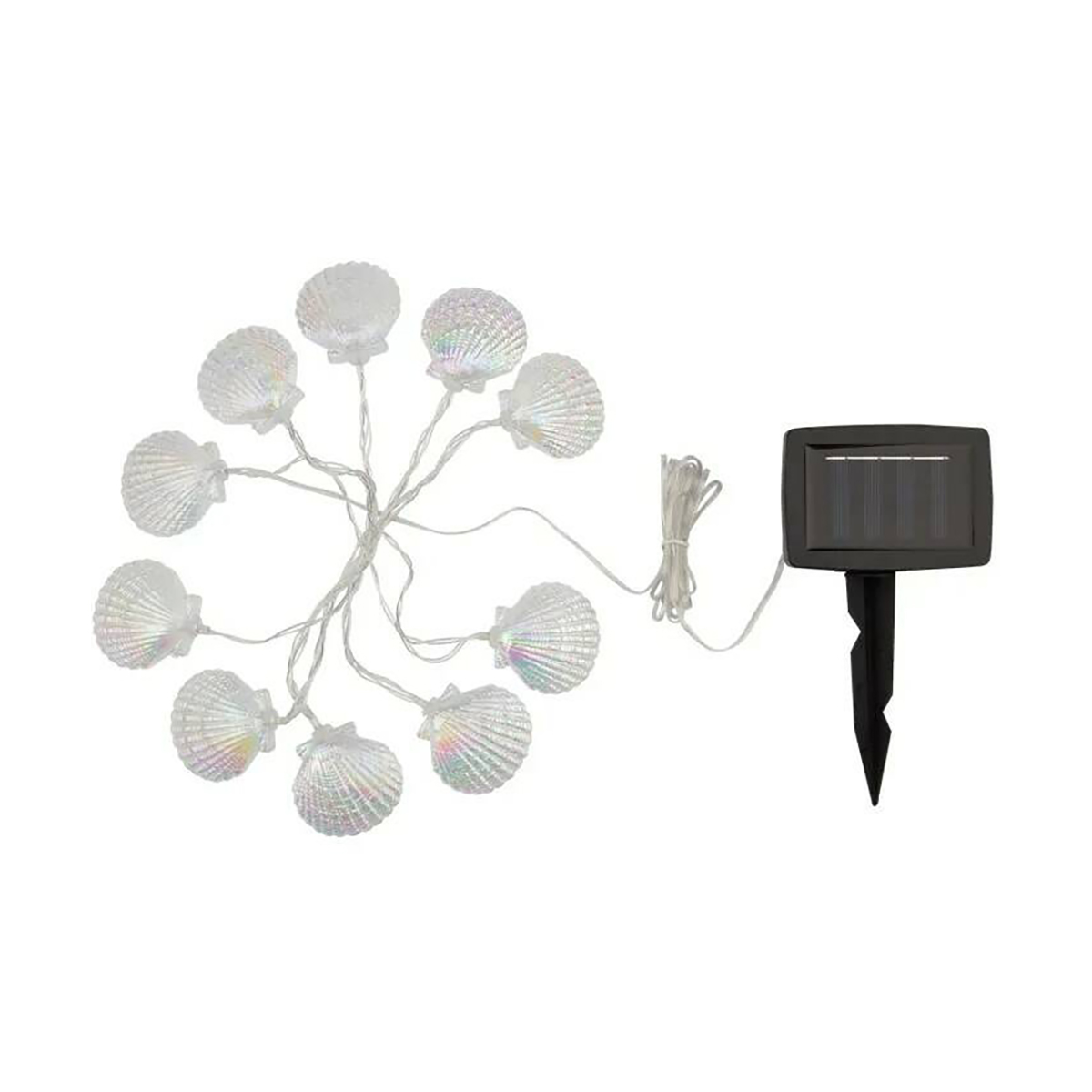 Гирлянда садовая (led) "хранитель жемчужины" ip65  4 м, солнеч. батарея (1/12) "lamper" 602-267