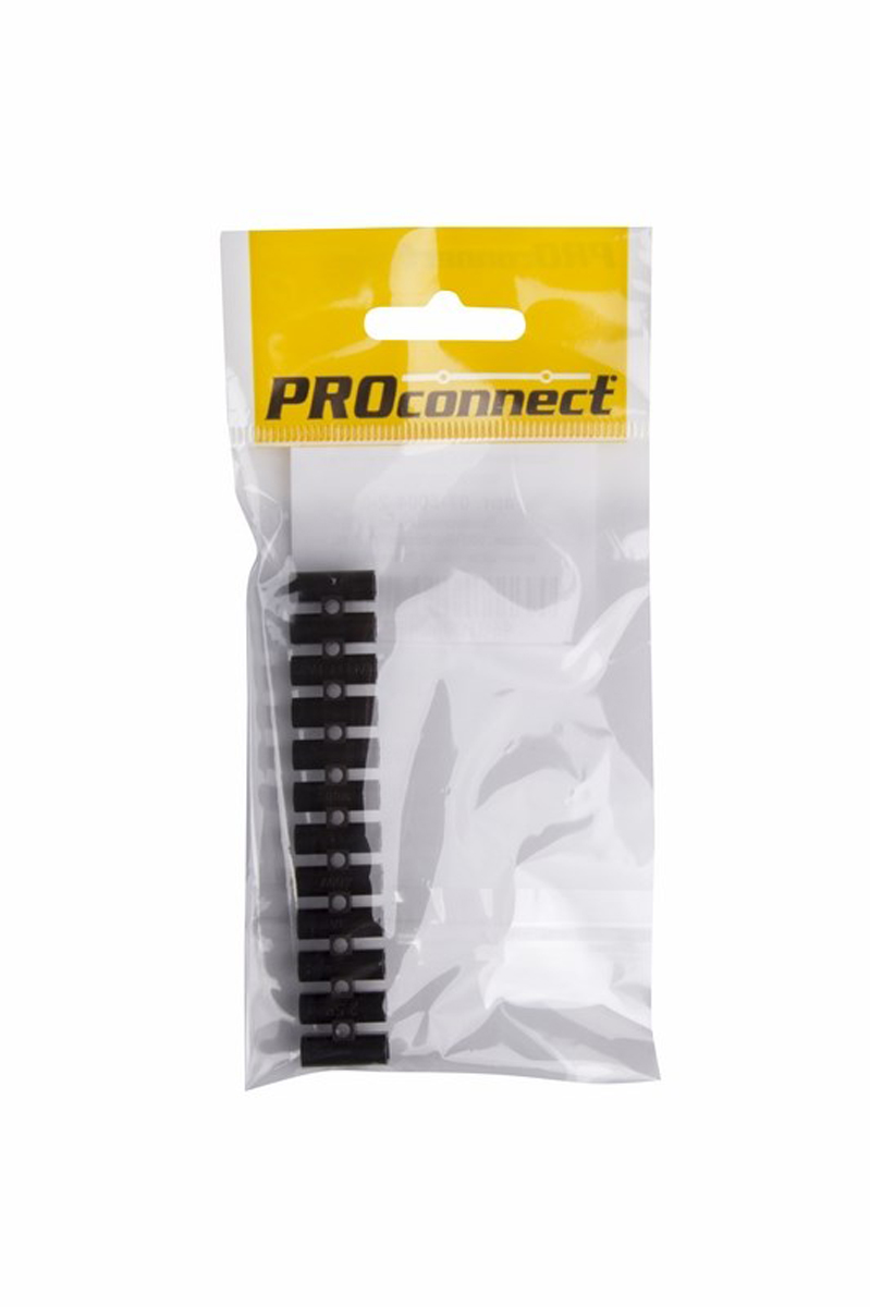 Колодка клеммная кв-4  3 а, полипропилен (черная) (1/50) "proconnect" 07-5004-2-9