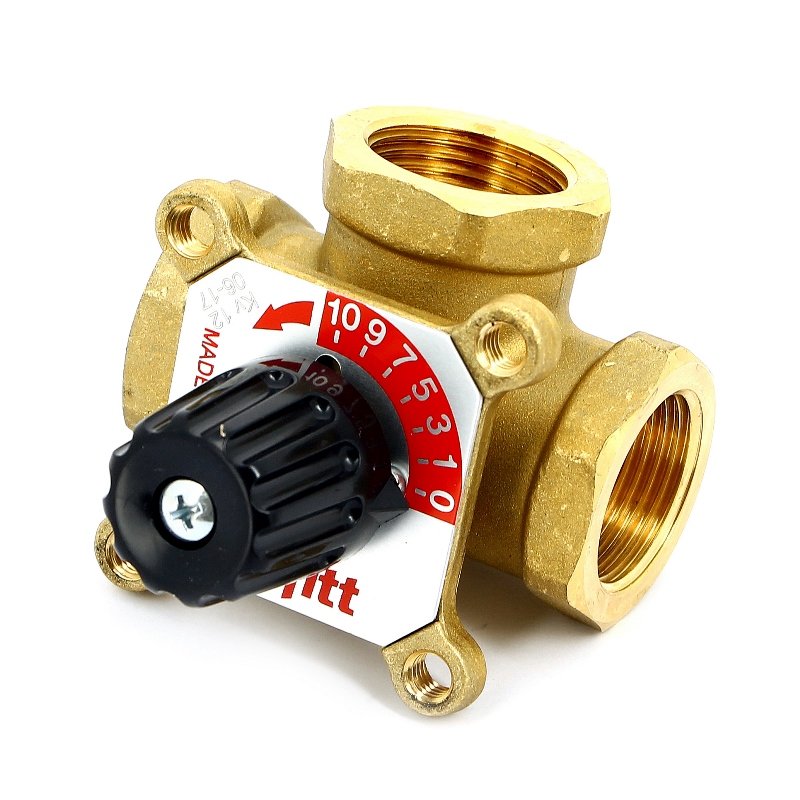 Клапан трехходовой смесительный 1" (ВР) Kvs 12 UNI-FITT