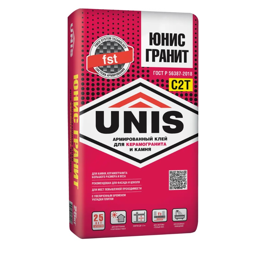 Плиточный клей UNIS (Юнис) Гранит 25 кг
