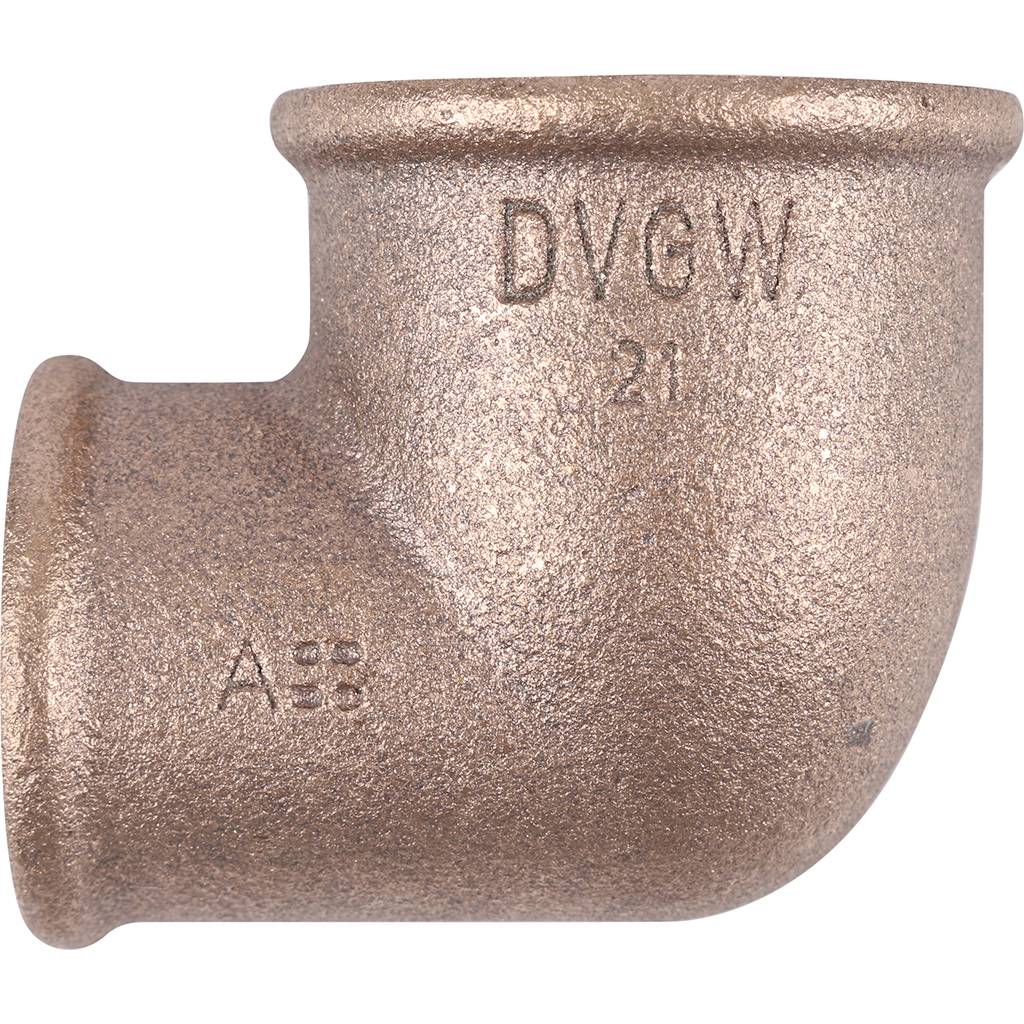 Угол резьбовой 90° (ВР) 1" x 3/4" бронза VIEGA (320683)