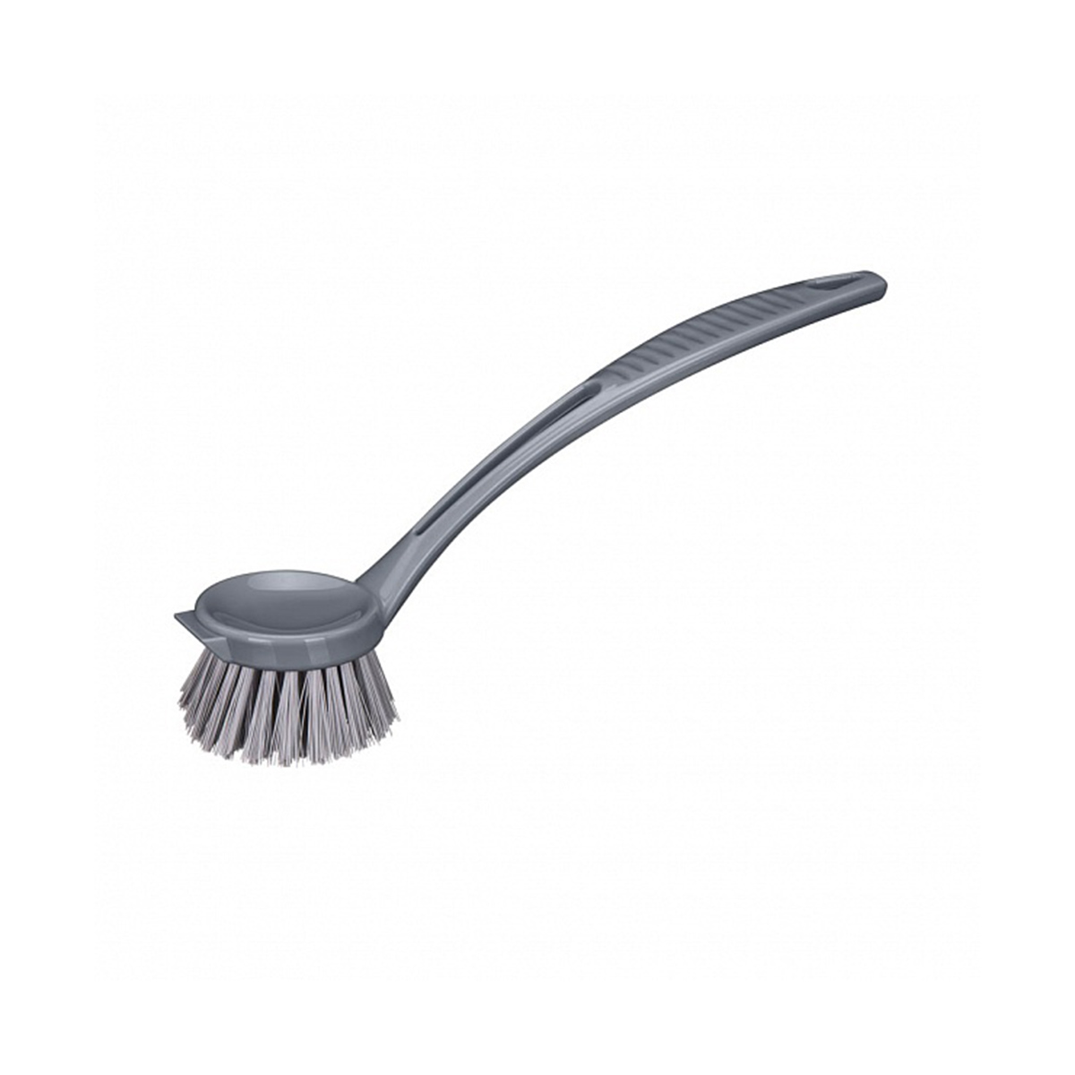 Щетка для мытья посуды "эконова" круглая (серая) (1/40) "бытпласт"
