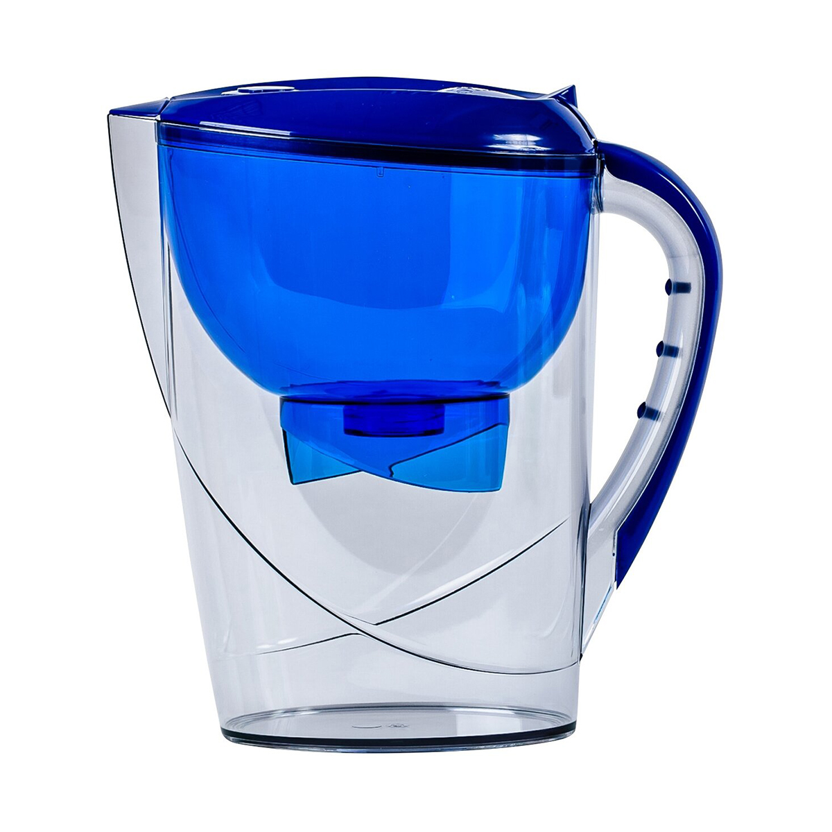 Фильтр-кувшин "аквариус" 3,7 л (синий) (1/6) "гейзер"