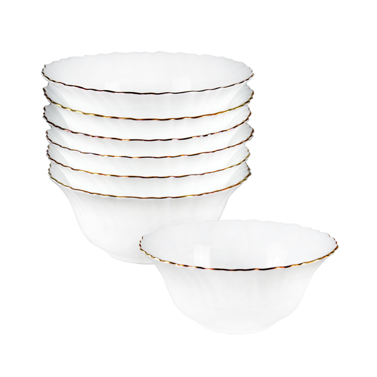 Салатник "opal" royal 15 см, опаловое стекло (6/48) h06213