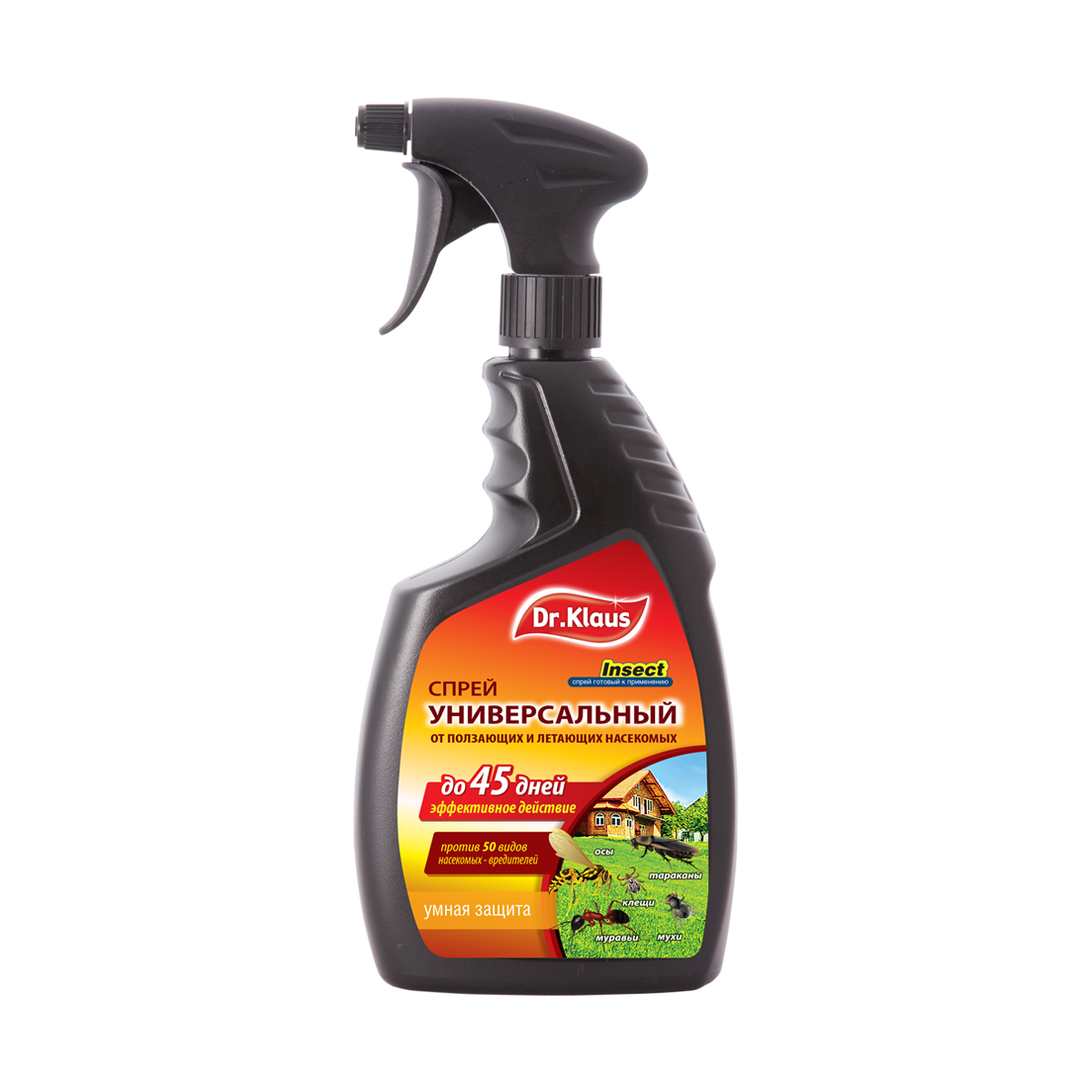 Средство от летающих и ползающих насекомых универс. "dr.klaus" (спрей) 750 мл (1/8)