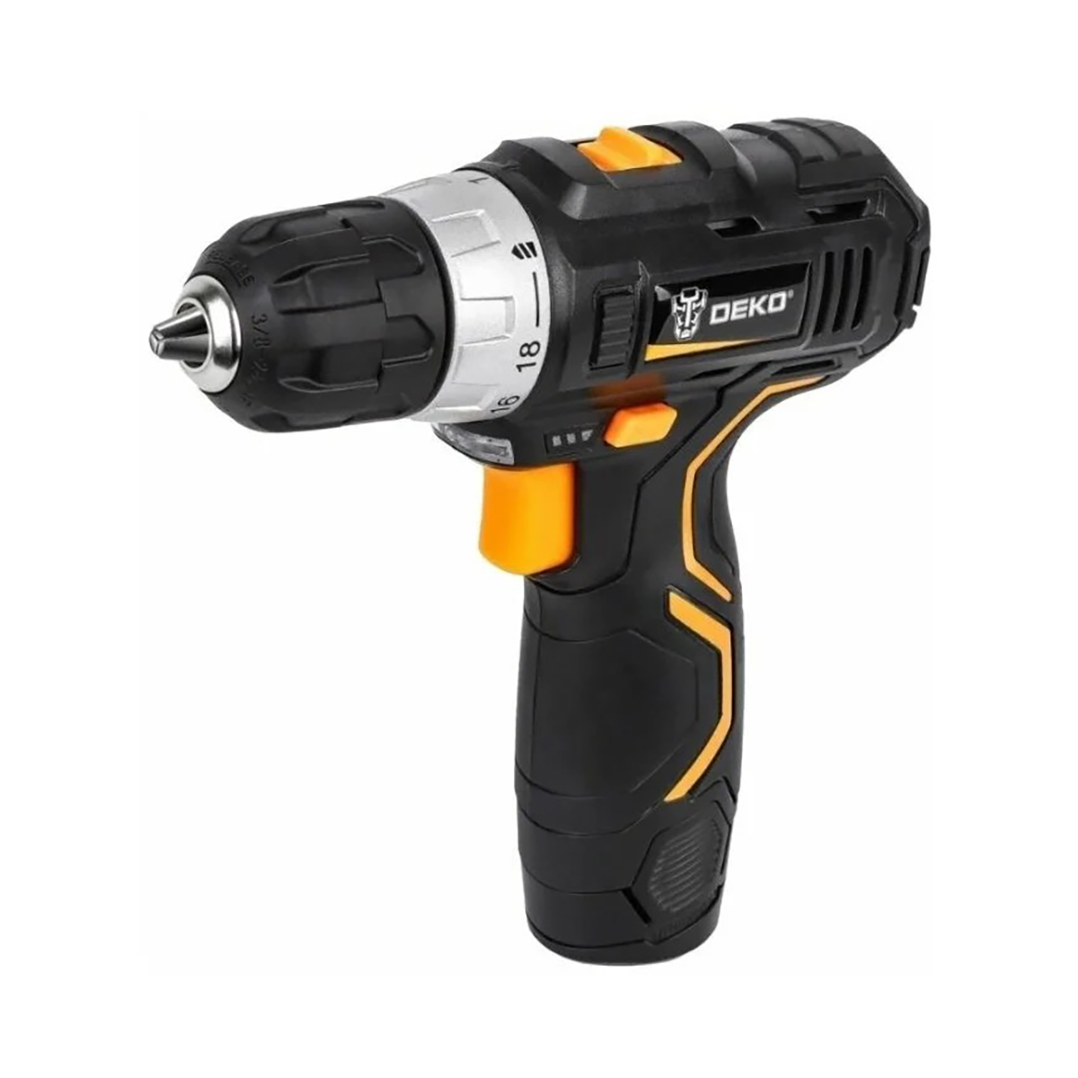 Дрель-шуруповерт аккум. gcd12du3 с набором инструментов 104 предм., 2 аккум. (1) "deko" 063-4133