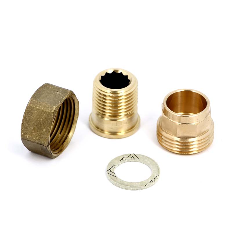 Американка с плоской прокладкой VIEGA пайка НР 18x1/2"