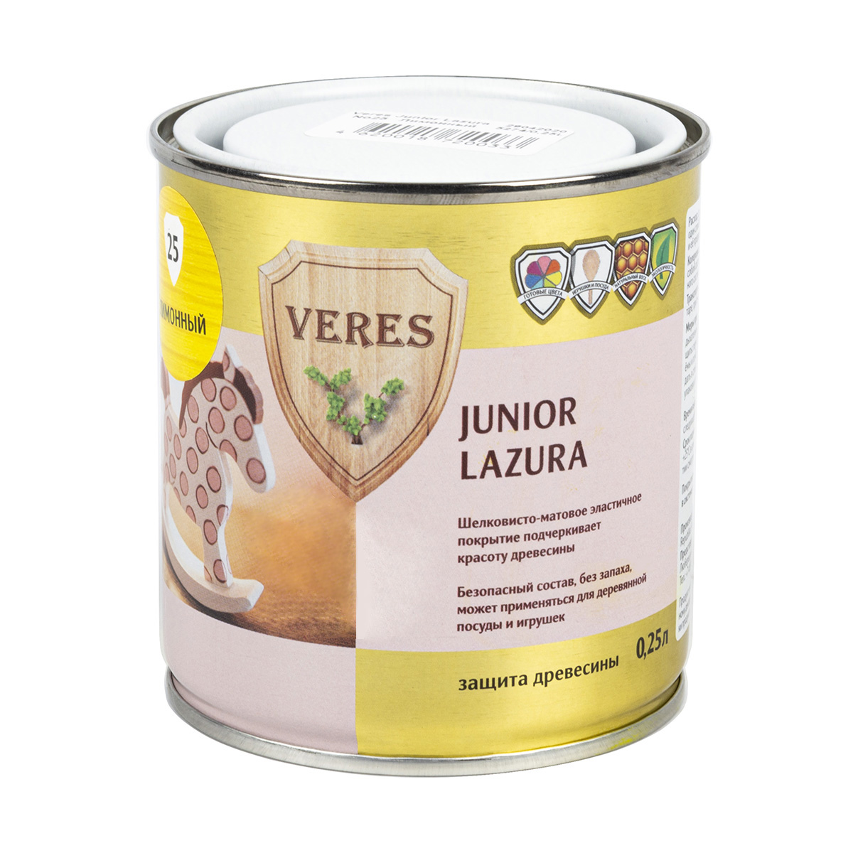 Верес джуниор №25 лимонный 0,25 л (1/6) "veres"