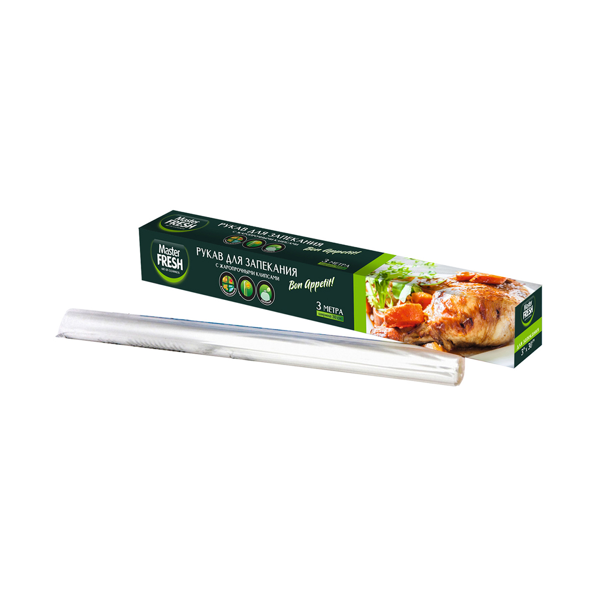 Рукав для запекания 3 м (1/8/40) "master fresh"