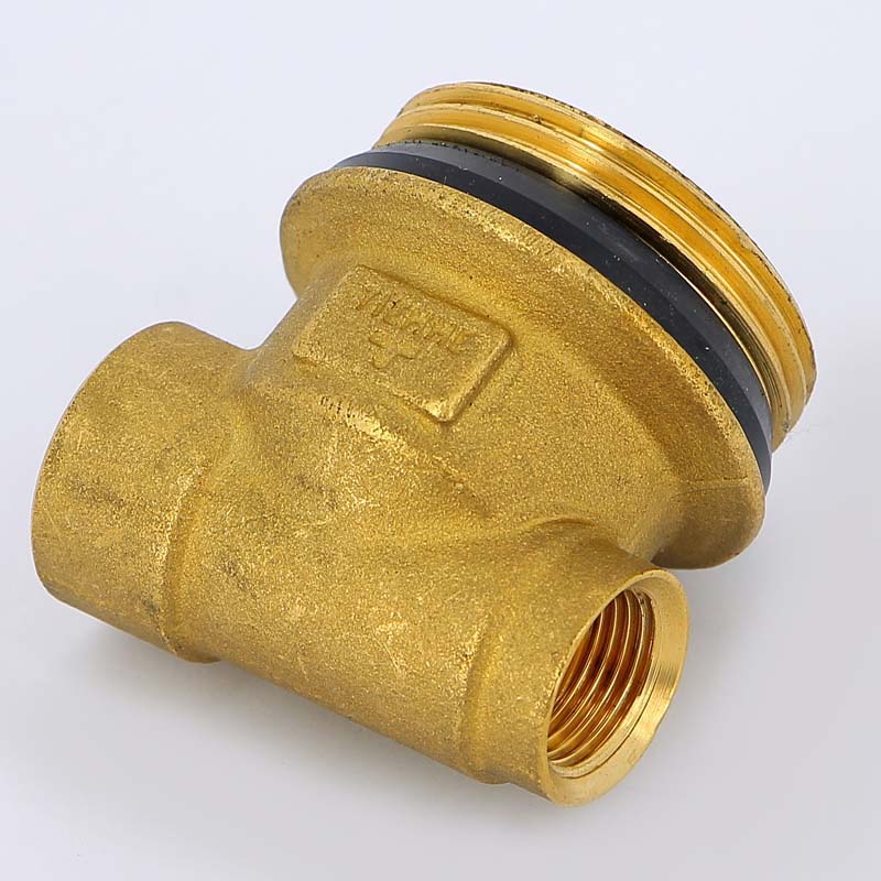 Концевик (тройник) для коллектора TIEMME 1/2"х1"1/4х3/8"