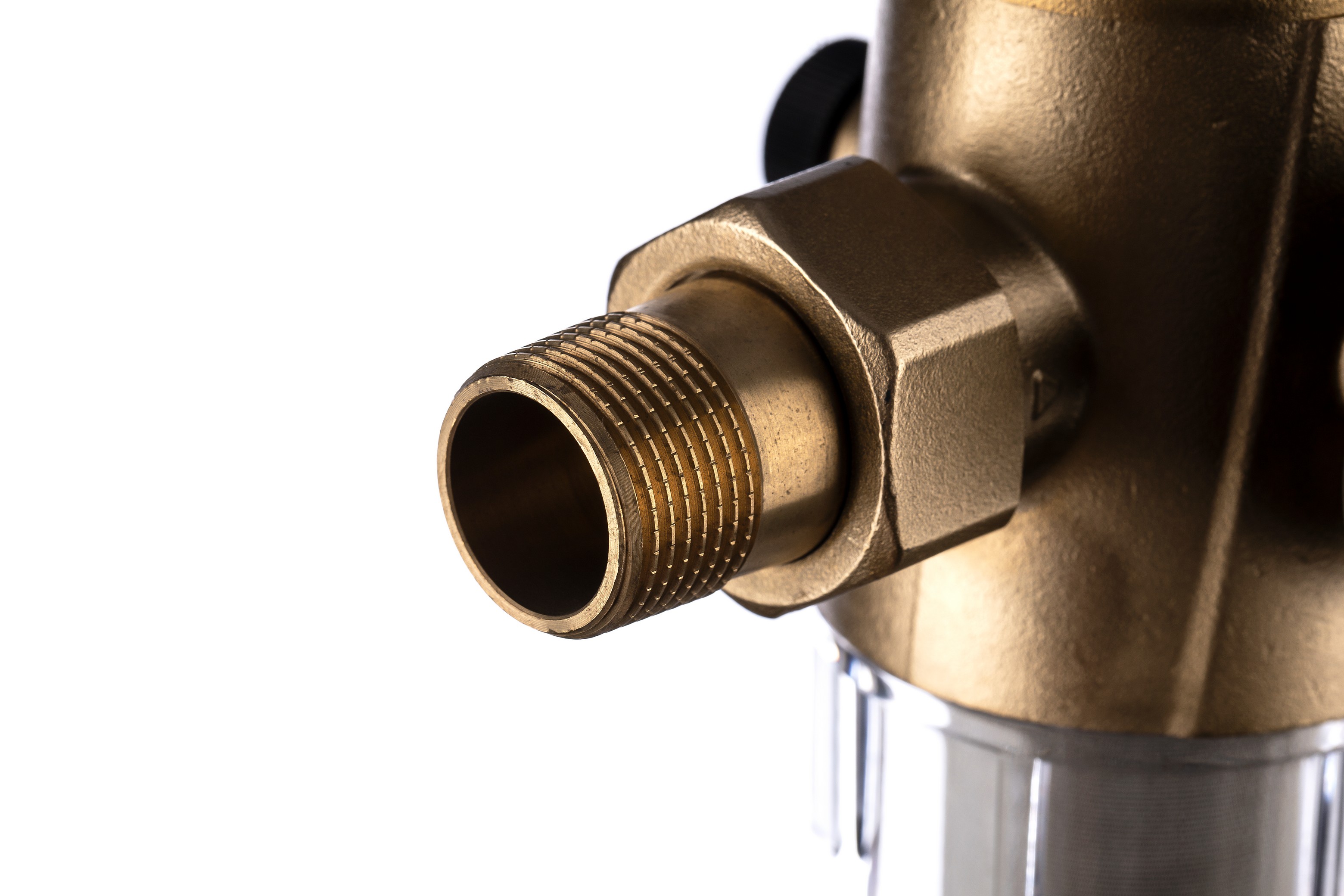 Фильтр магистральный промывной Гейзер Бастион 3/4 для ХВС с манометром