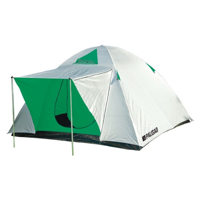 Палатка двухслойная трехместная 210 x 210 x 130 см, Camping Palisad (69522)