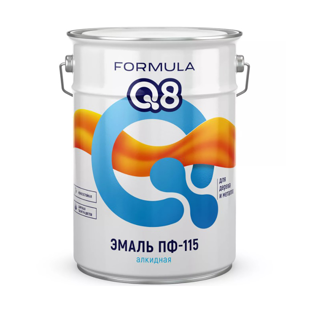 Эмаль  пф-115  серая  20 кг (1) "formula q8"